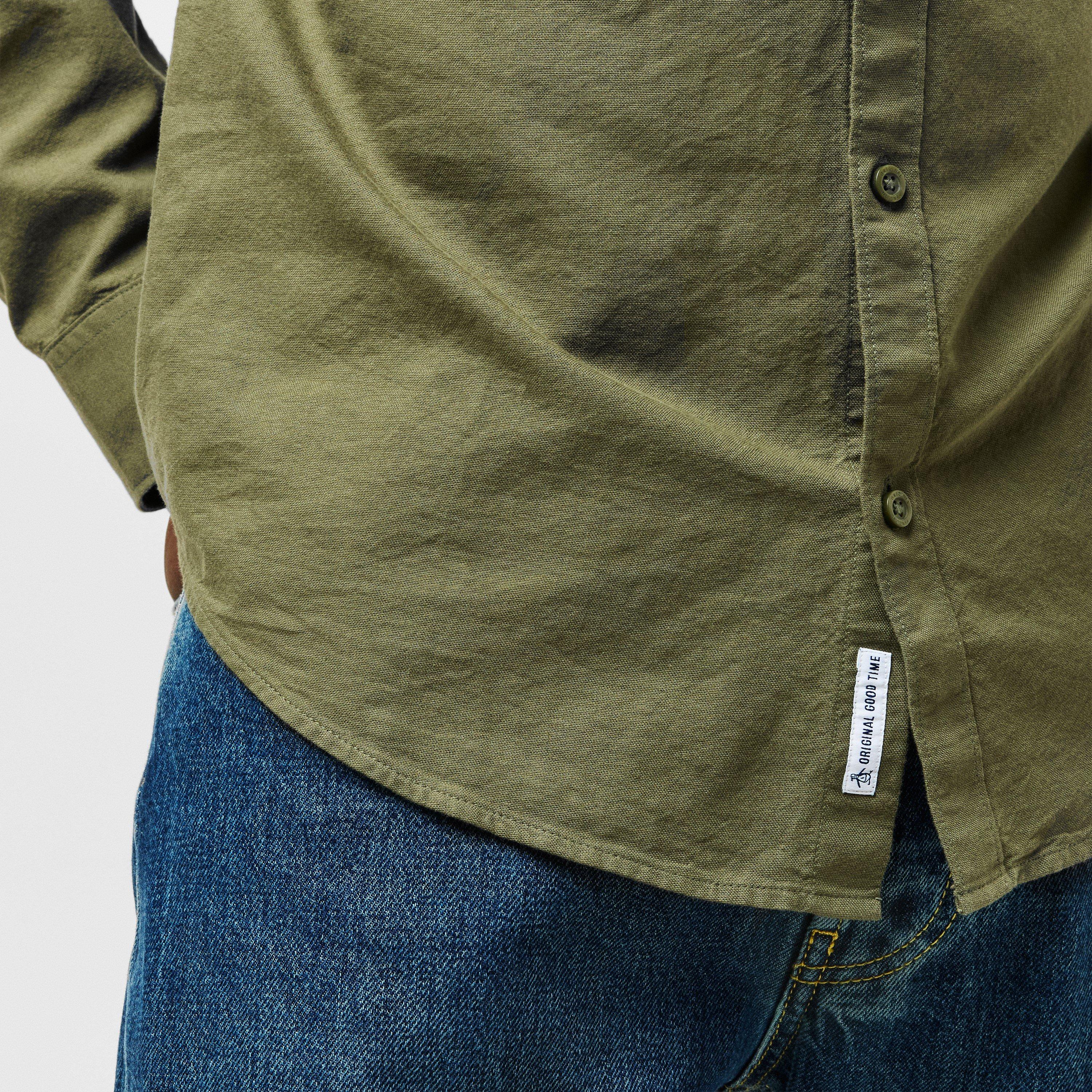 Original Penguin Long Sleeve Oxford Shirt