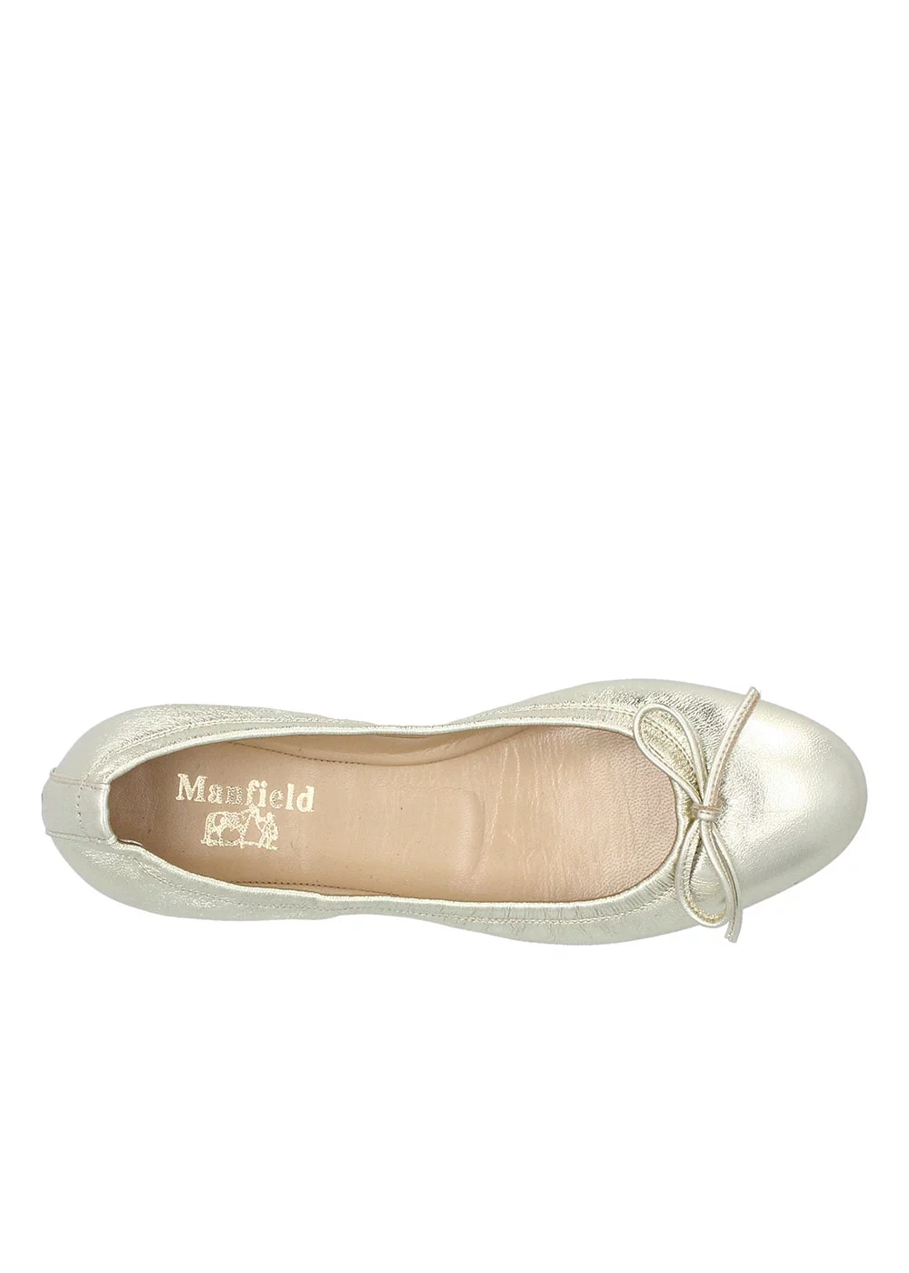 BALLERINE KOWEIT CUIR DORE
