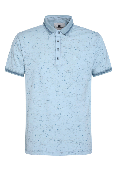 Gabbiano blauwe heren polo