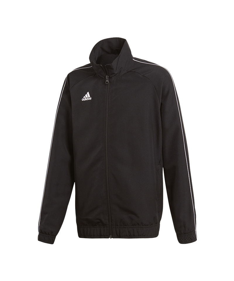 adidas Core 18 Präsentationsjacke Kids Schwarz