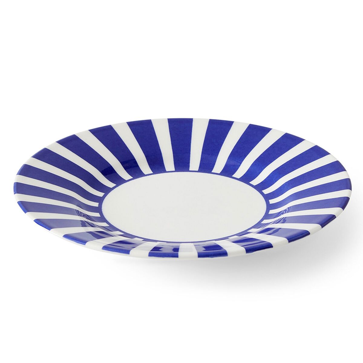 Steccato-tallerken 18 cm, brede striper