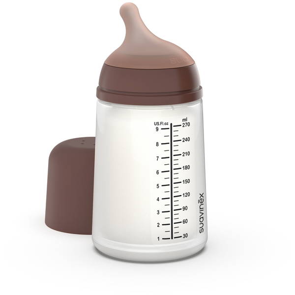 SuavinexSuavinex   Zero Zero Anti Kolik Fläschchen braun 270ml mittlerer Durchfluss