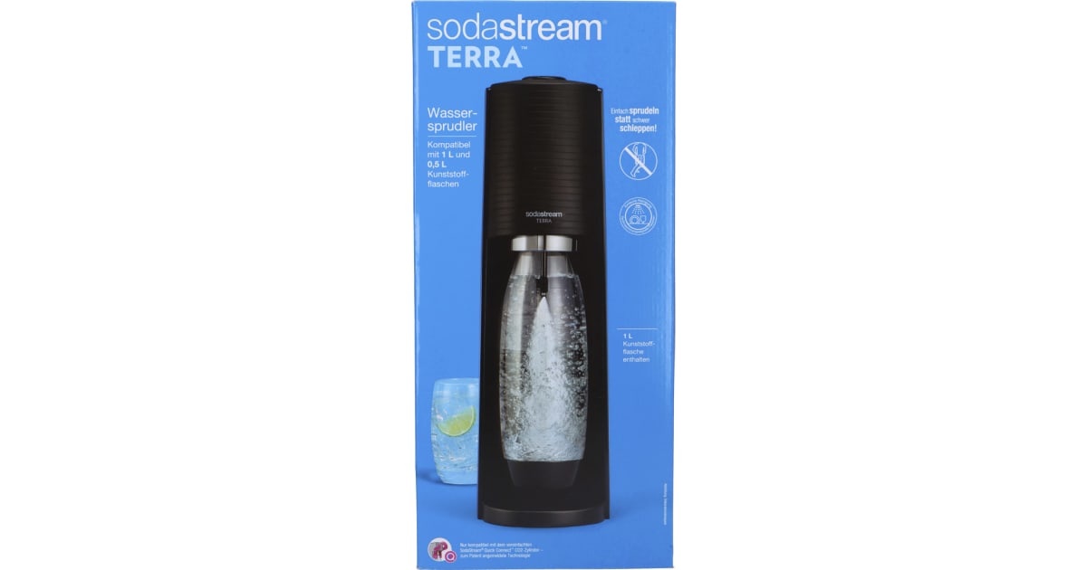 Sodastream Terra schwarz 1 Karaffe