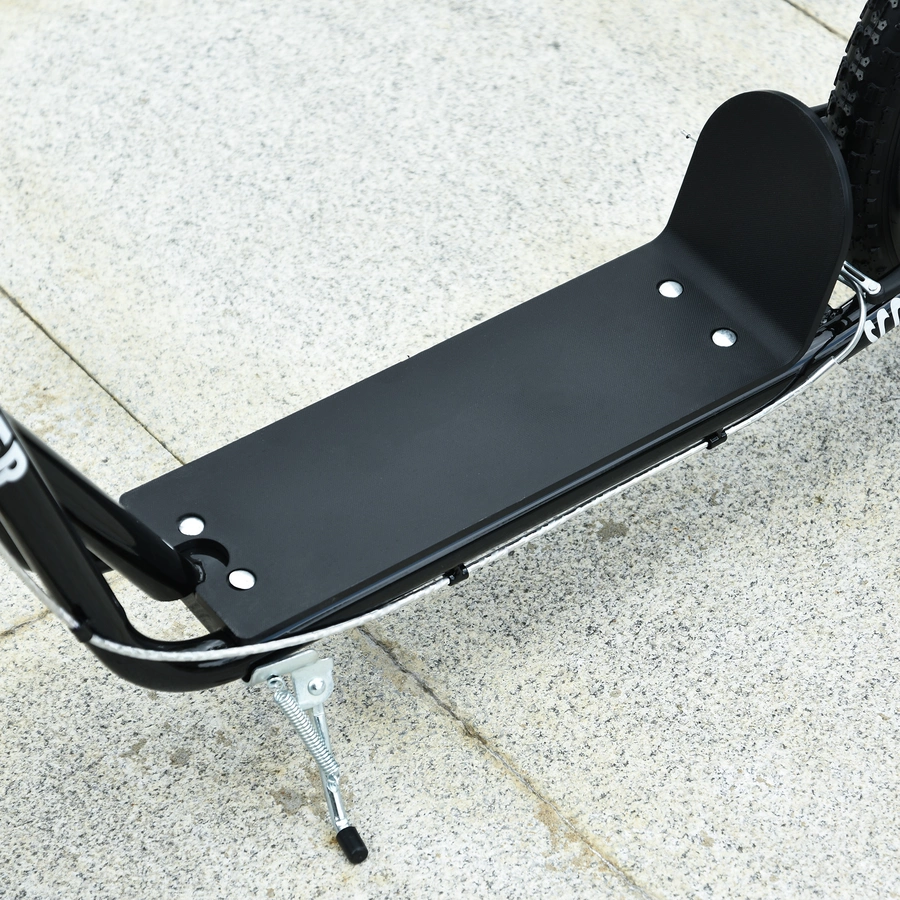 HOMCOM Kinderscooter mit Handbremse schwarz