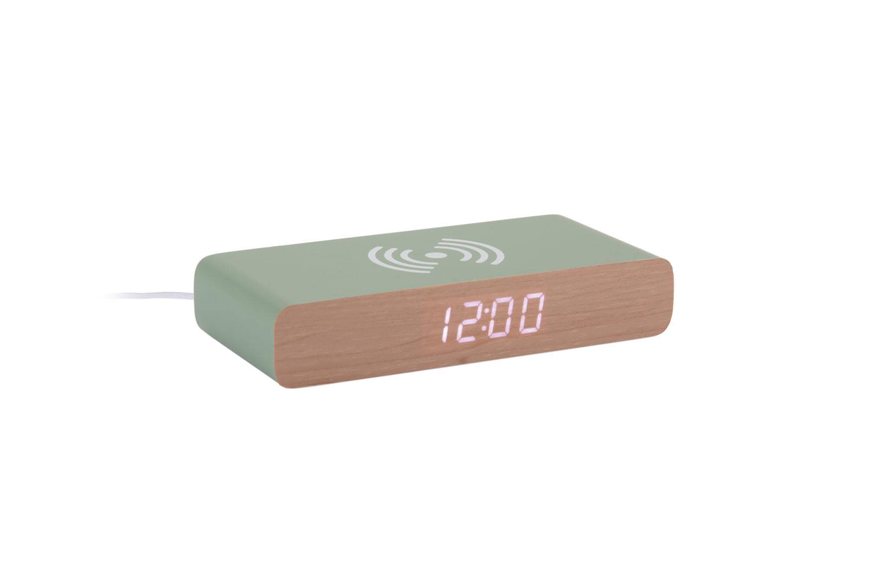 Digitalwecker Retro Flat Jungle GreenLED Wecker