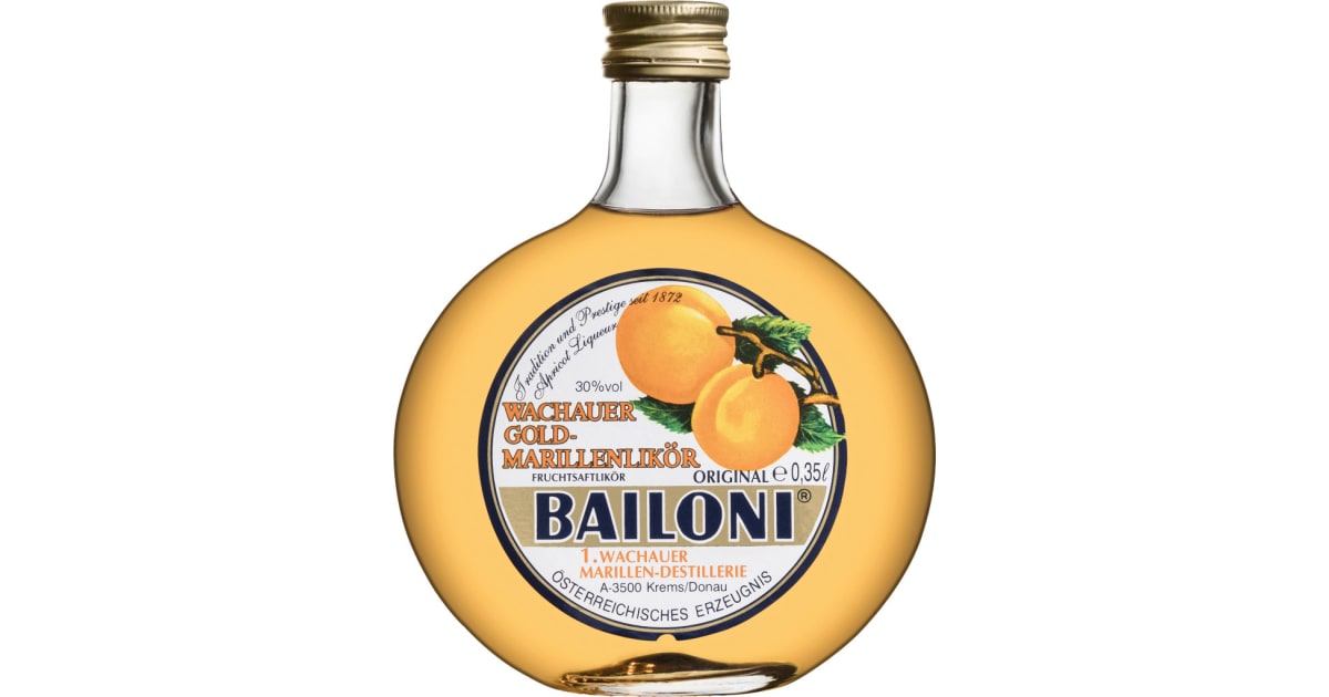 Bailoni Wachauer Gold-Marillenlikör 30% (Einweg)
