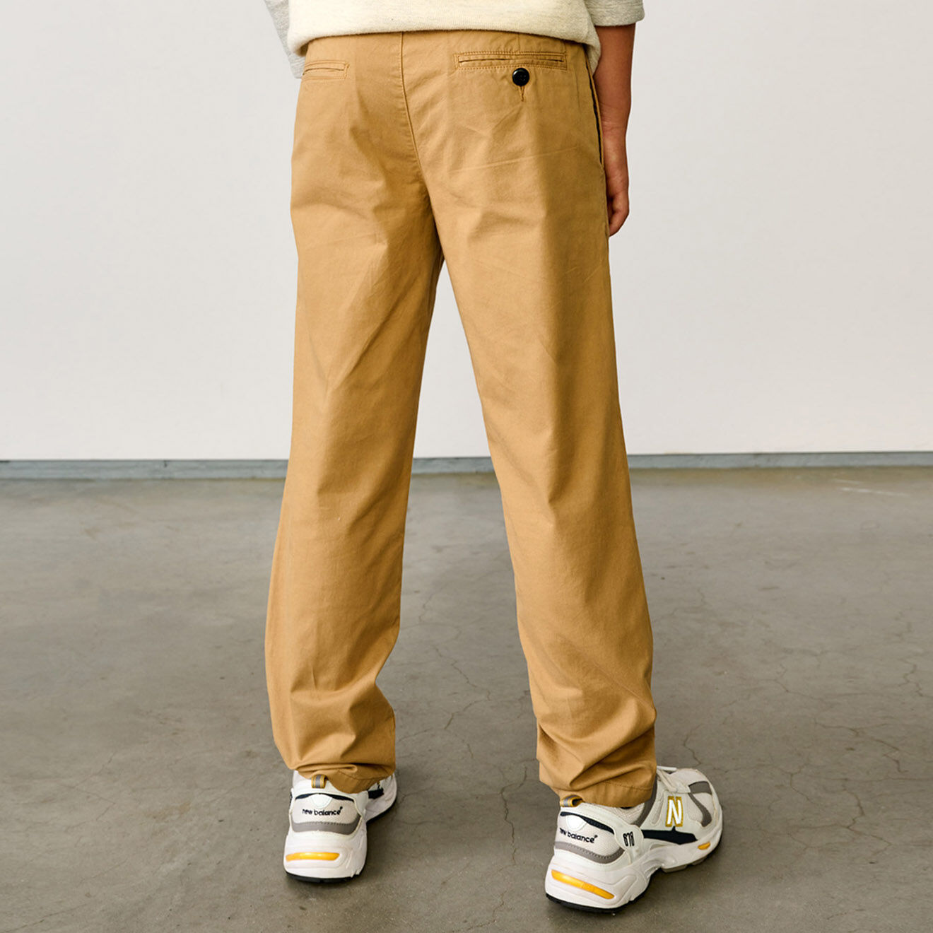 Bellerose Pantalon en Toile de coton Warren camel