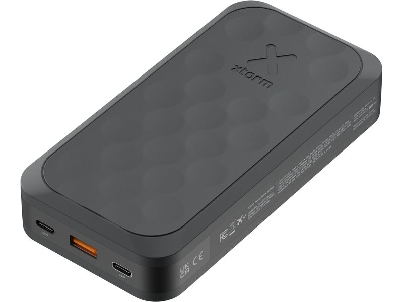 Xtorm Powerbank Fuel Series 5 FS5201 20000 mAh, Schwarz 2x USB-C, 1x USB-A Fuel Series Midnight Black
