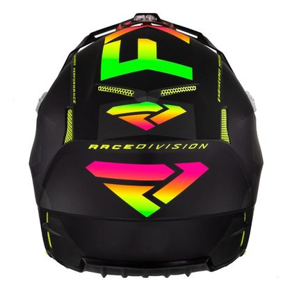 Casque cross FXR CLUTCH EVO LE SHERBERT 2022 - Noir / Multicolore