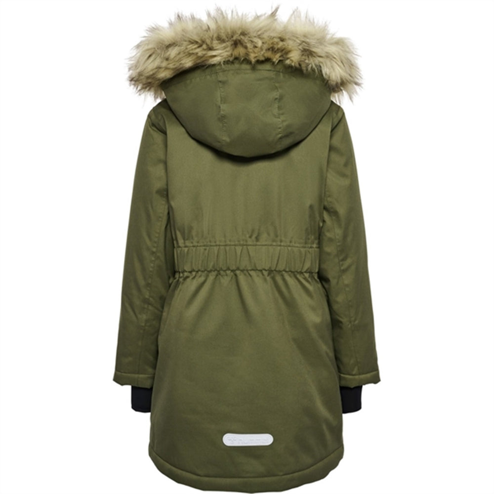 Frakke Alma Tex Olive Night - Hummel → Luksusbaby.dk