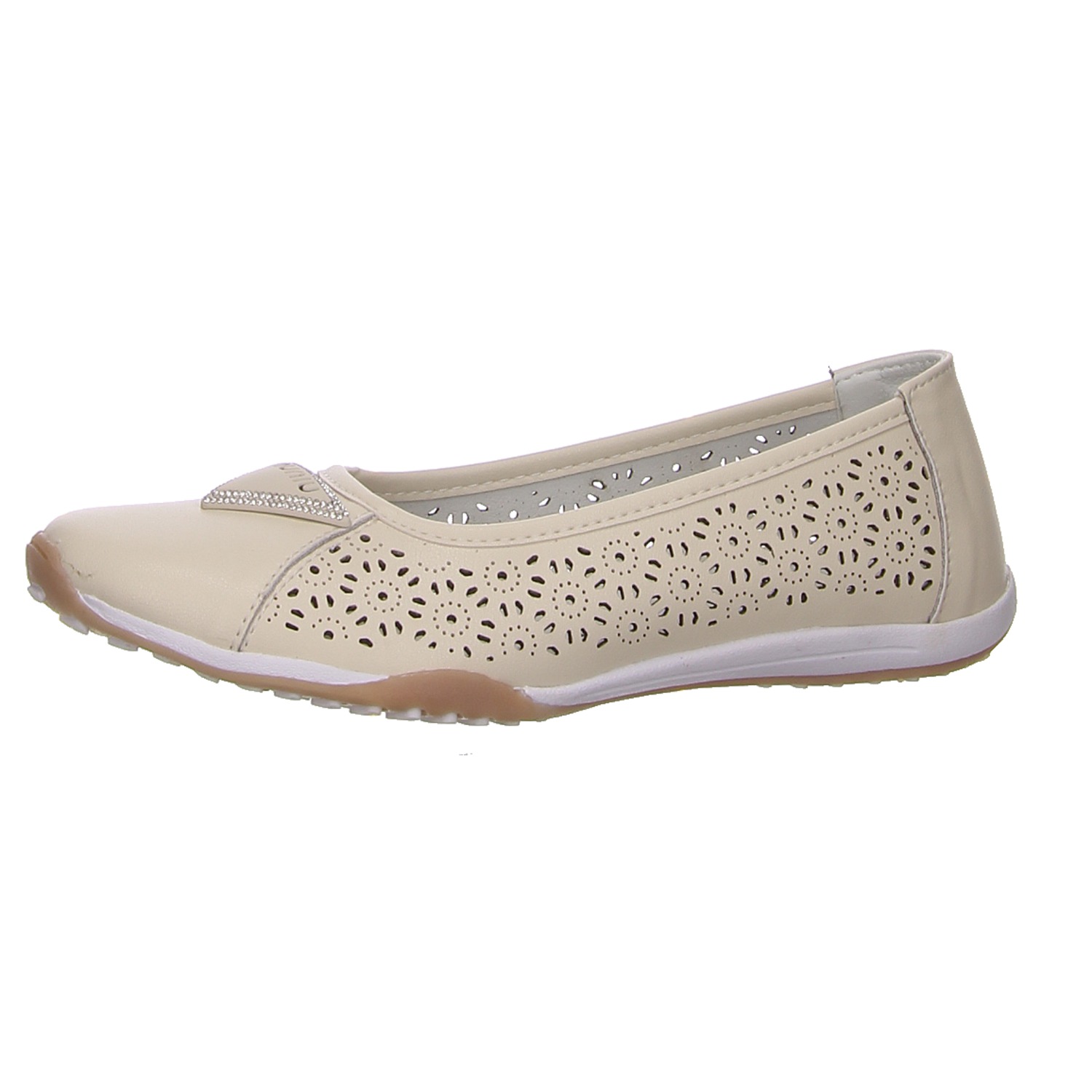 HBH Damen Ballerina beige beige