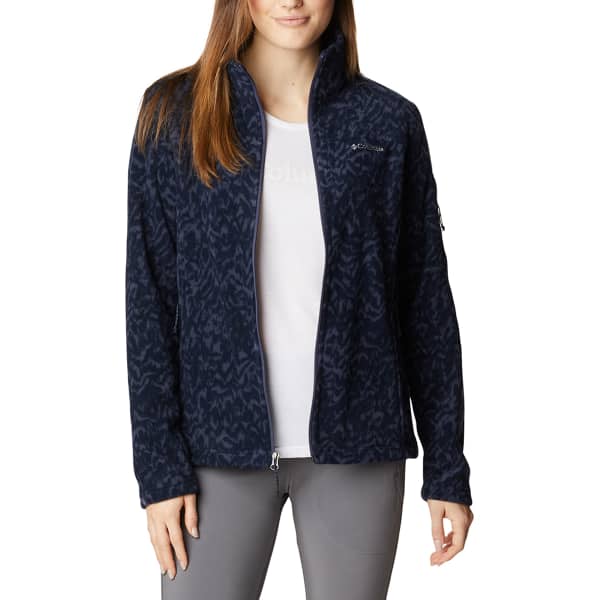 Veste polaire randonnée COLUMBIA FAST TREK PRINTED JKT W NOCTURNAL TERRA