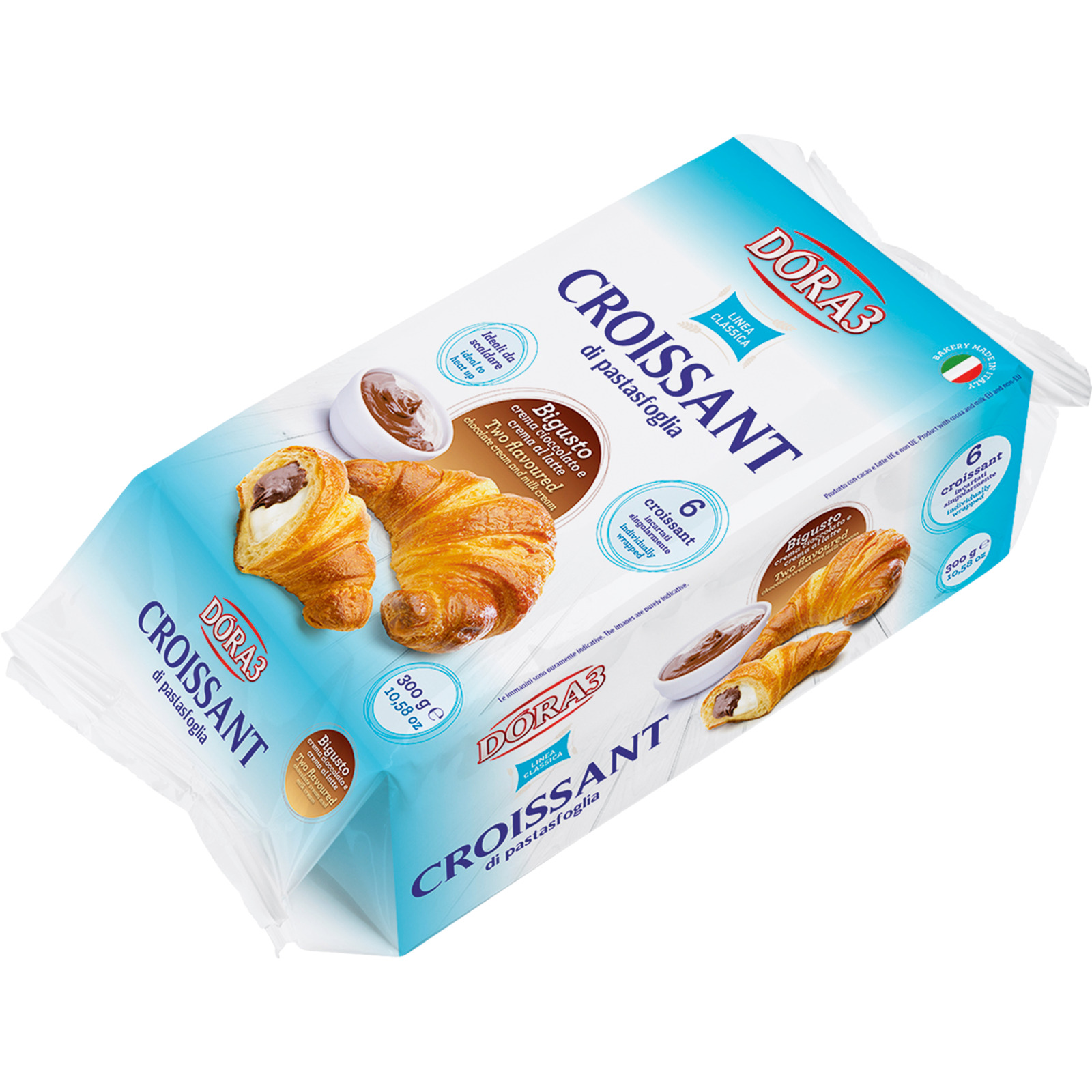 Antonelli Croissant mit Schokoladencreme und Milchcreme 300 g