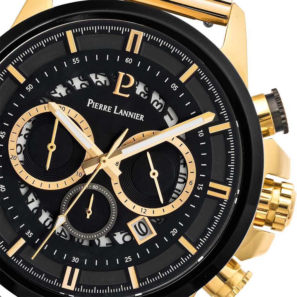 Montre Pierre Lannier Sentinelle Noir