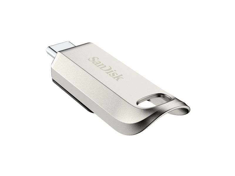SanDisk USB-Stick USB3.2 Type-C Ultra Luxe 32 GB USB-Stick mit 32 GB Speicherkapazität und 150 MB/s Lesegeschwindigkeit