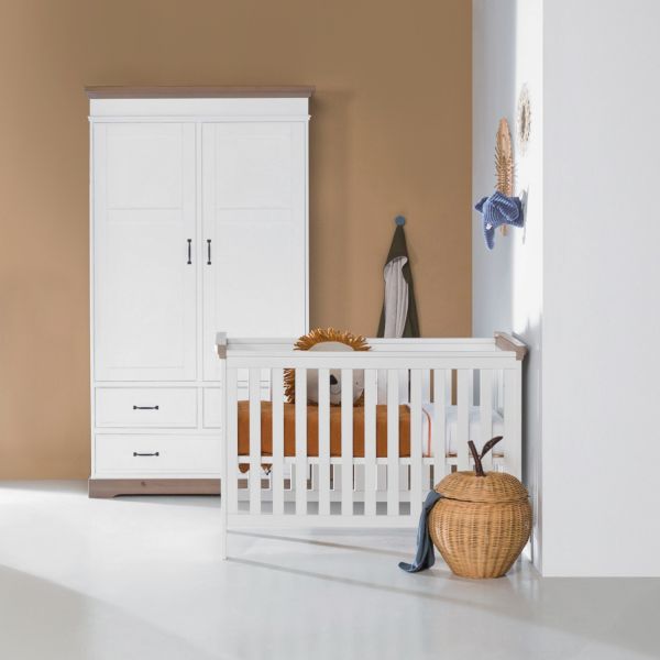 Kidsmill Savigno Babybed Grijs Zonder Kruis 60 x 120 cm