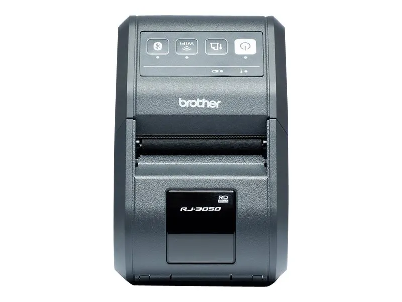 [OUTLET] - Brother RuggedJet RJ-3050 - Kvitteringsprinter - direkte termisk - Rulle (8 cm) - 203 dpi - op til 127 mm/sek. - USB 2.0, Wi-Fi(n), Bluetooth 2.1 EDR