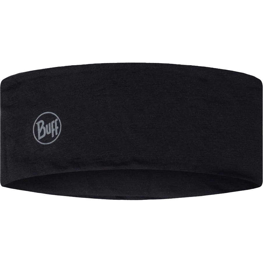 BUFF® Lightweight Merino Wool Strindband solid black