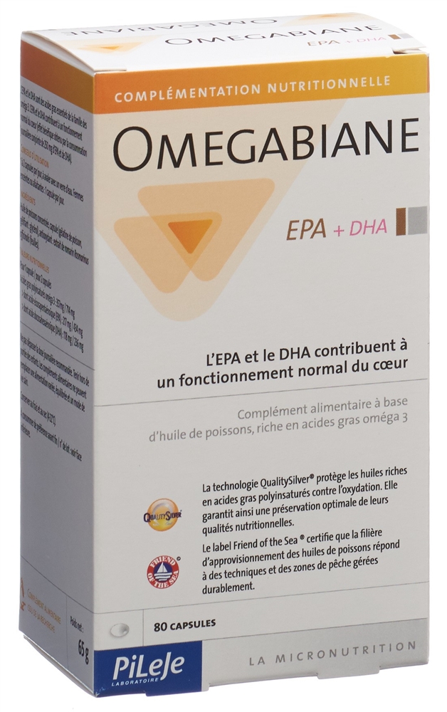OMEGABIANE EPA + DHA 621 mg<br>80 Stück, Blister, Kapsel