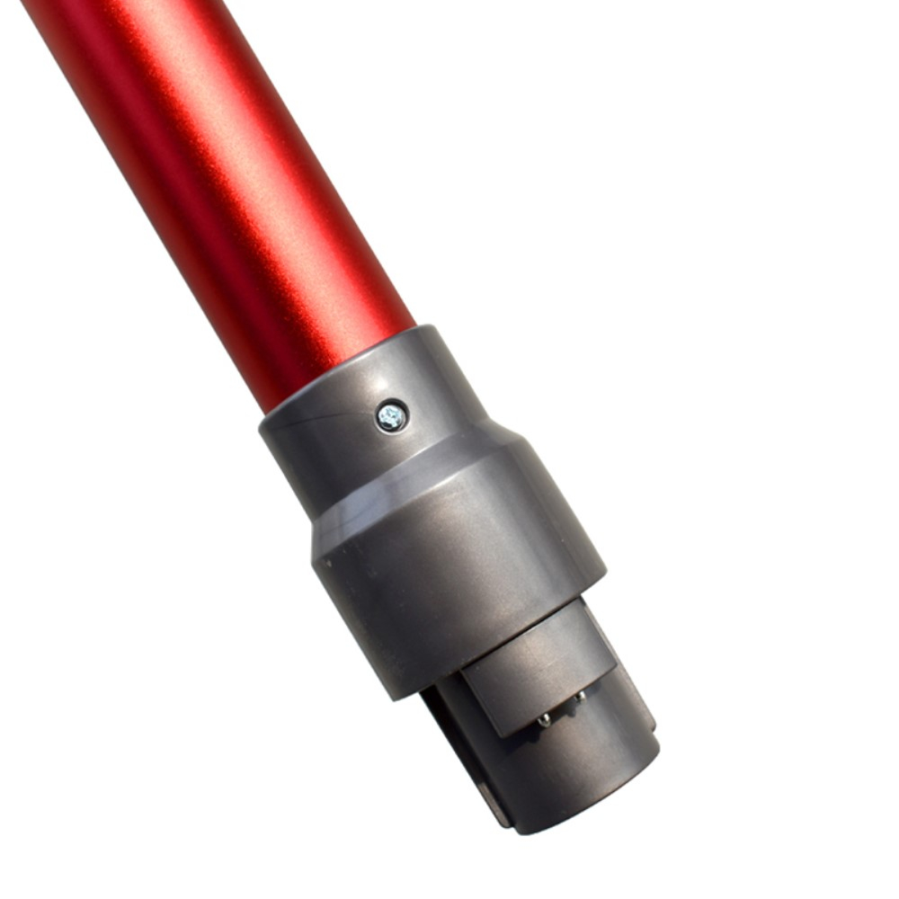 Ersatz Saugrohr Metall Verlängerungs Stange für Dyson Staubsauger V7 / V8 / V10 / V11 - Rot