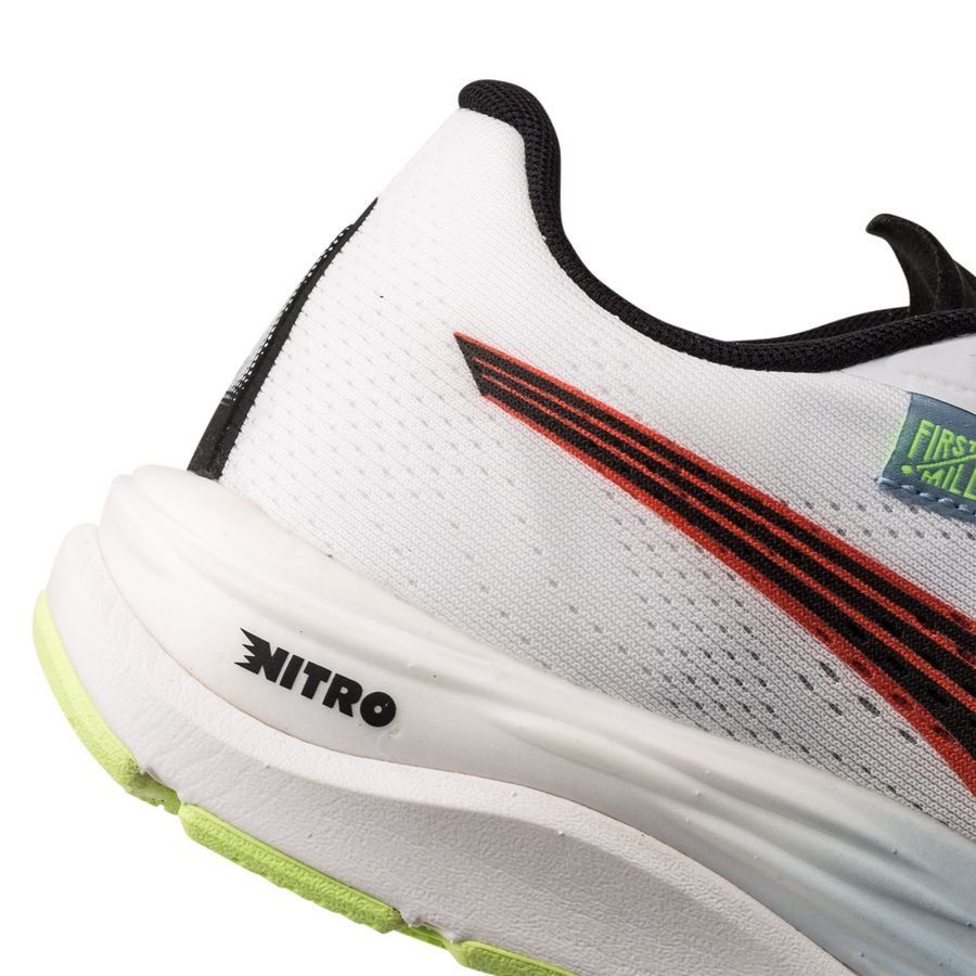 PUMA Chaussures de Running Velocity Nitro 2 First Mile - Blanc/Bleu/Noir Femme