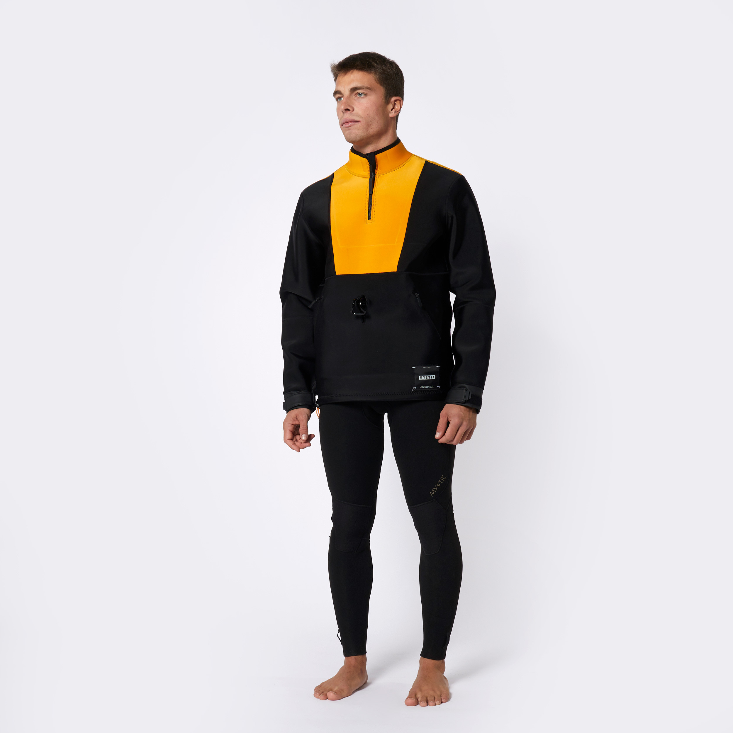 Mystic Fulmar Neoprene Pullover 3/2mm Black