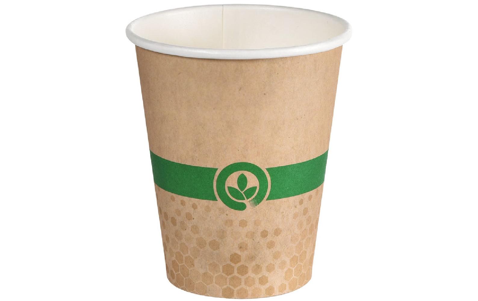 Einweg-Kaffeebecher Melli 24 cl, 40 StückBecher aus nachwachsendem Material