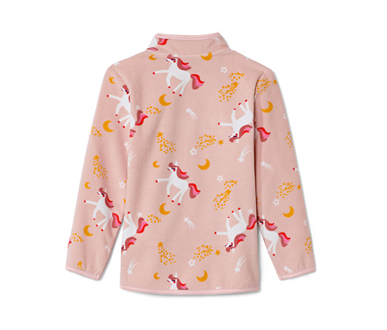 Kinder-Fleecejacke, Einhorn