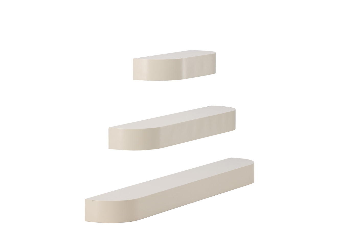 FjÃ´rd - Wandplanken Set van 3 - Beige - Glow