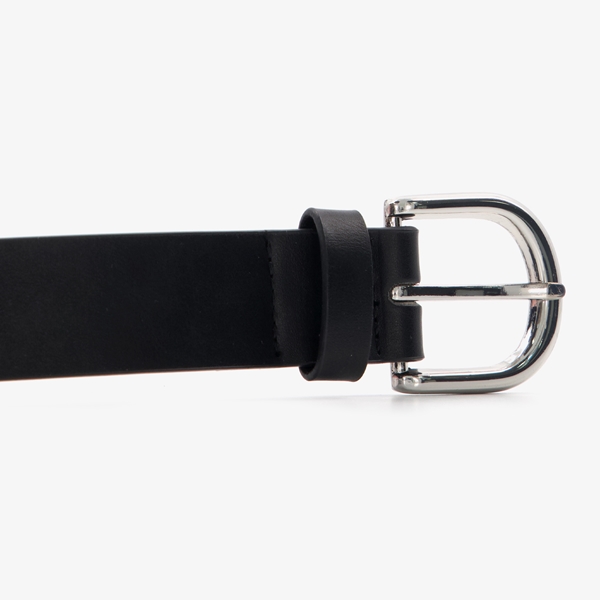 Dames riem met studs zwart
