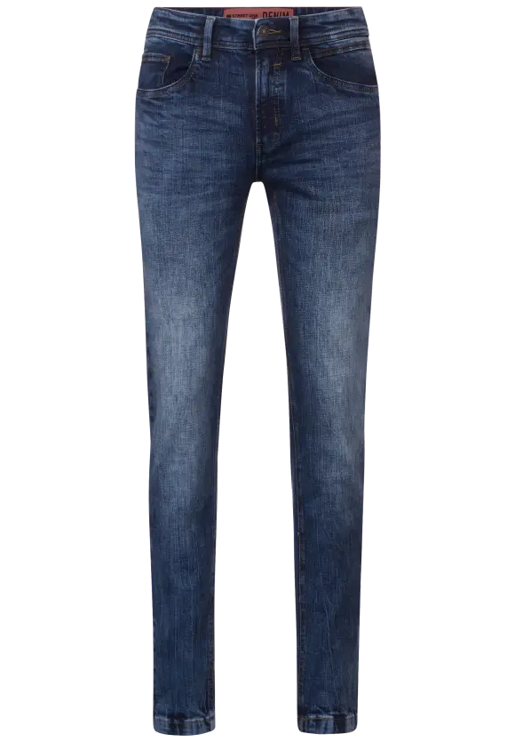 Superslimfit Jeans - indigo blue random wash