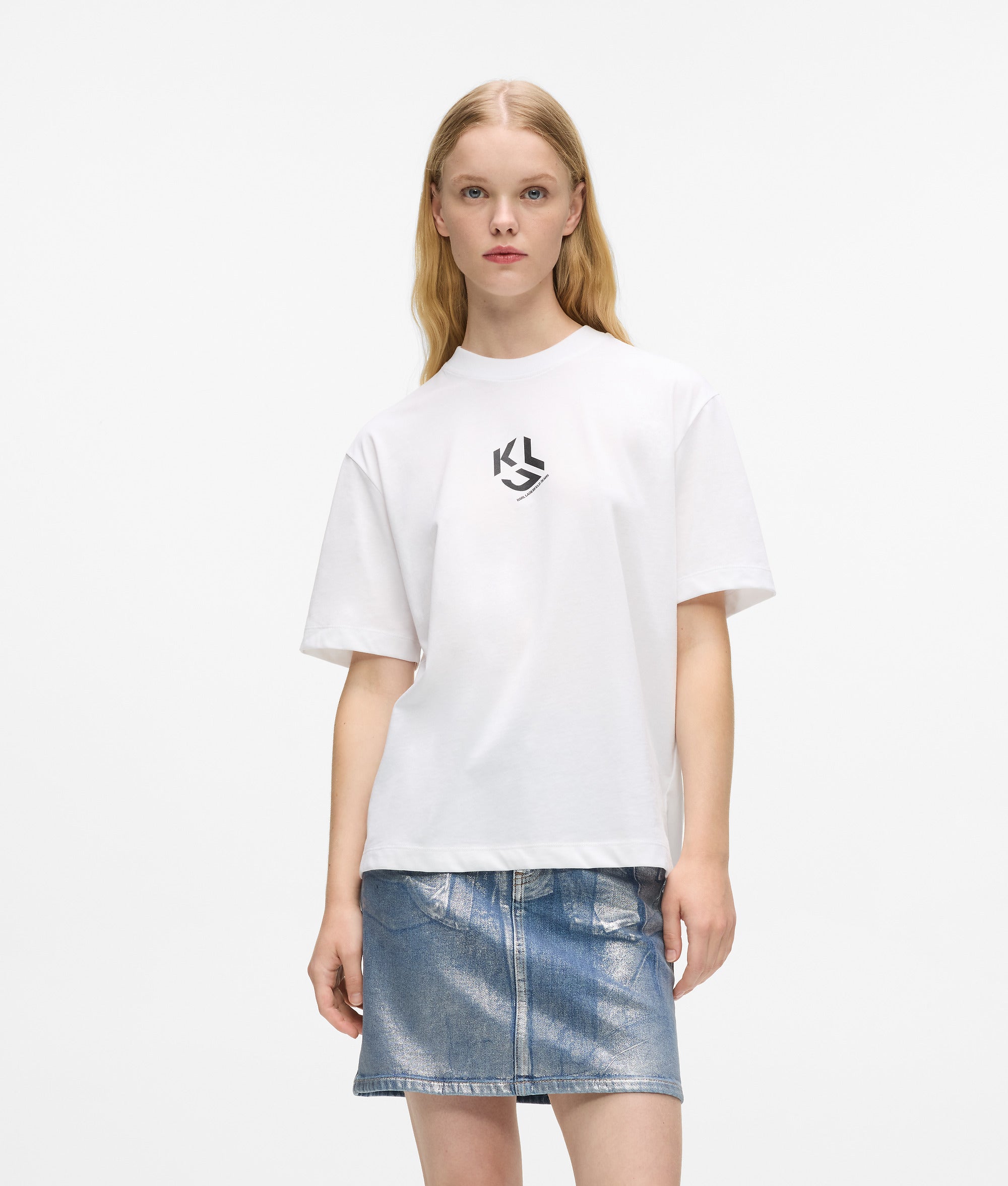 Regular-fit T-shirt met Monogram