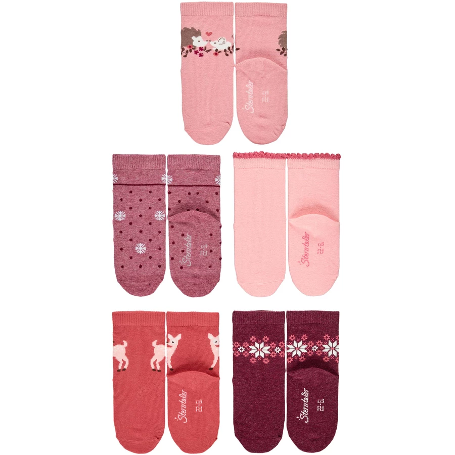 Sterntaler Söckchen 5er-Pack rosa