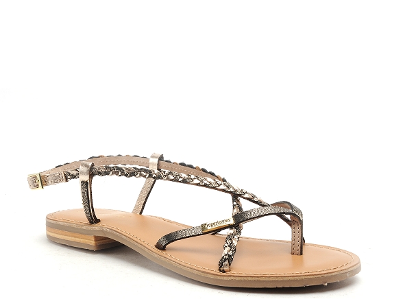Les tropeziennes nu pieds plats femme monatres f noir
