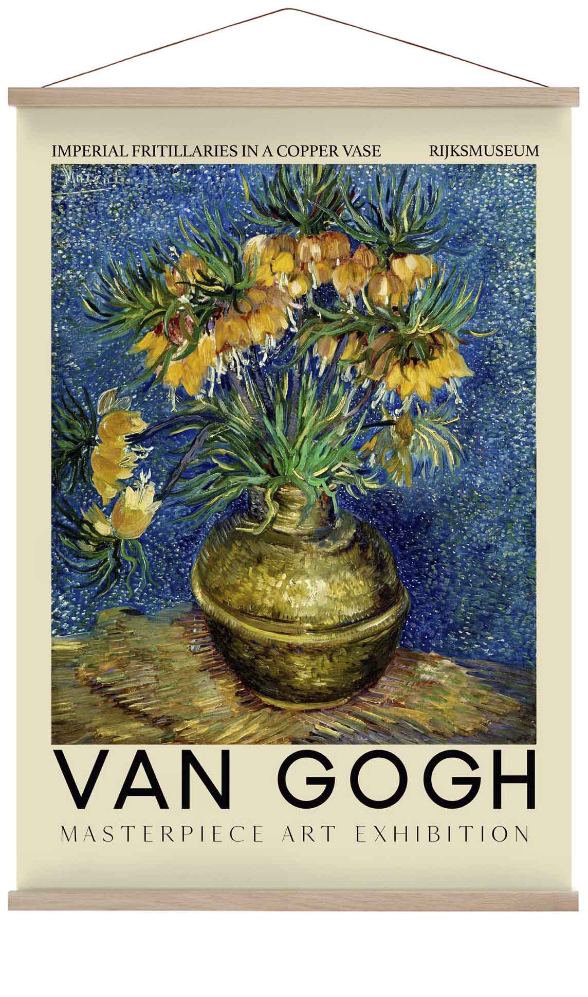 Imperial Fritillaries in a Copper Vase Kunstausstellung von Van Gogh