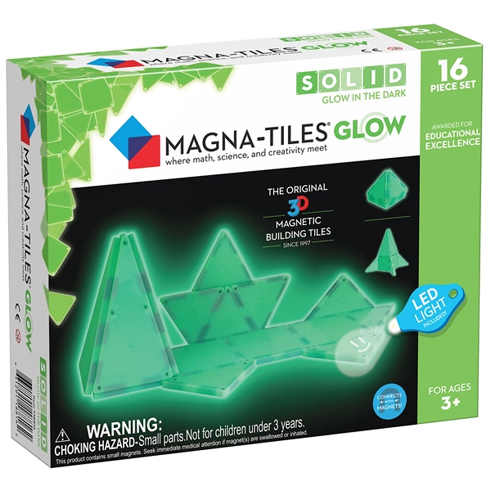 Køb Magna-Tiles® GLOW - Magnetsæt 16 Dele