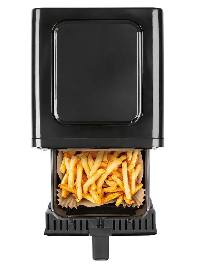 GOURMETmaxx Heißluft-Fritteuse Digital inkl. 10 Backpapierschalen, 5 l, 1400 W