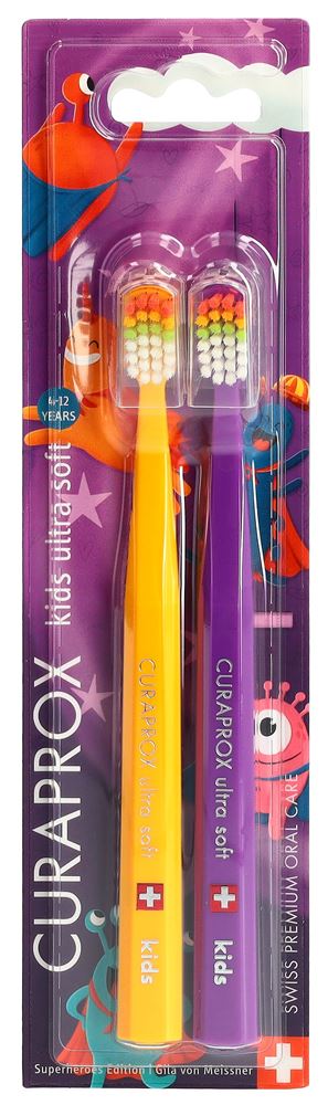 CURAPROX kids Superheroes Edition 2024 Blist 2 Stk