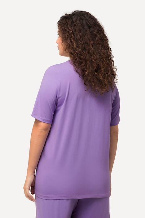 T-Shirt, A-Linie, Rundhalsausschnitt, Halbarm