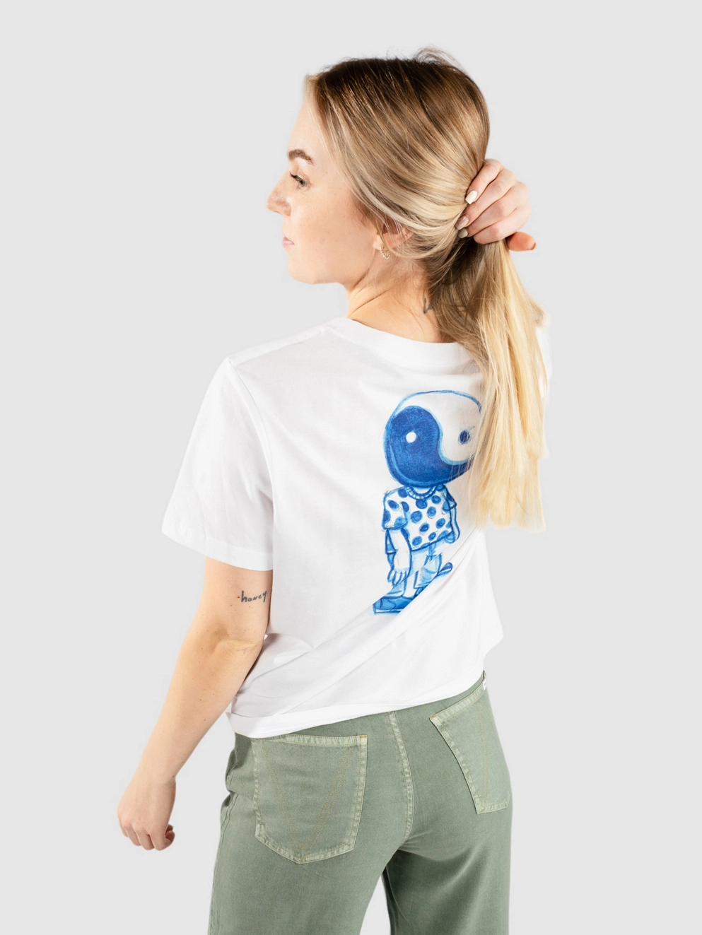 RVCA Balance Boy T-Shirt antique white