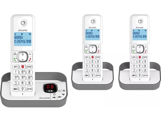 ALCATEL - Téléphone sans fil F860 Voice TRIO