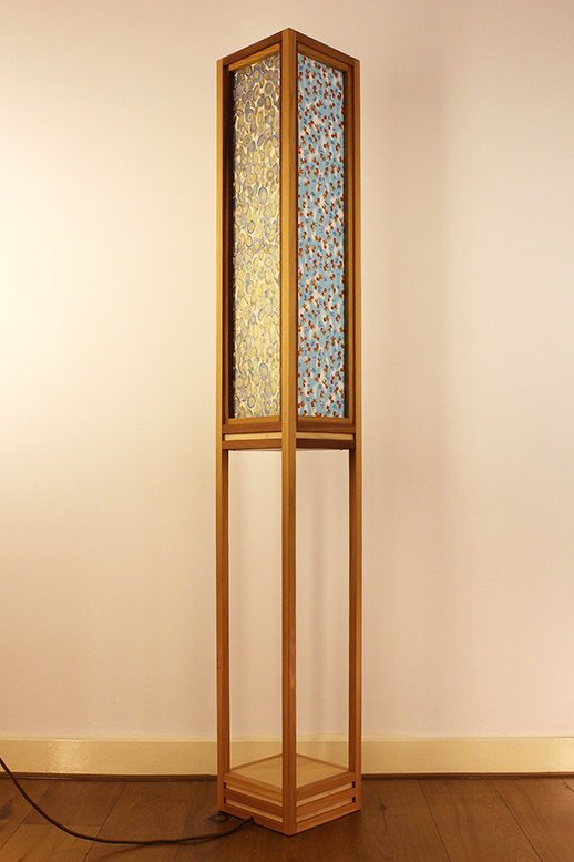 Vloerlamp Ginza cedar