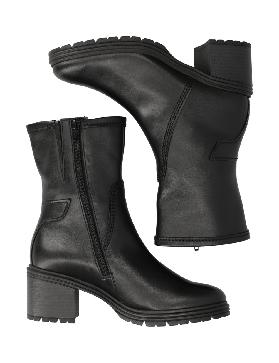 Glattleder Stiefelette