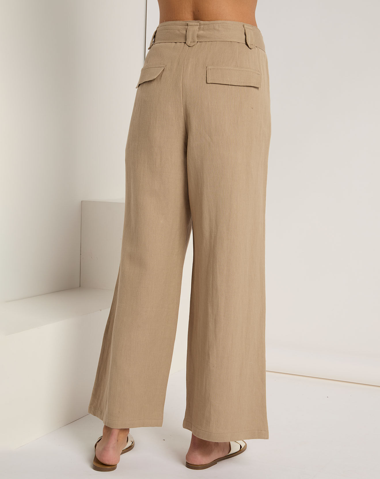 See u Soon Pantalon en Lin & Coton Elena beige