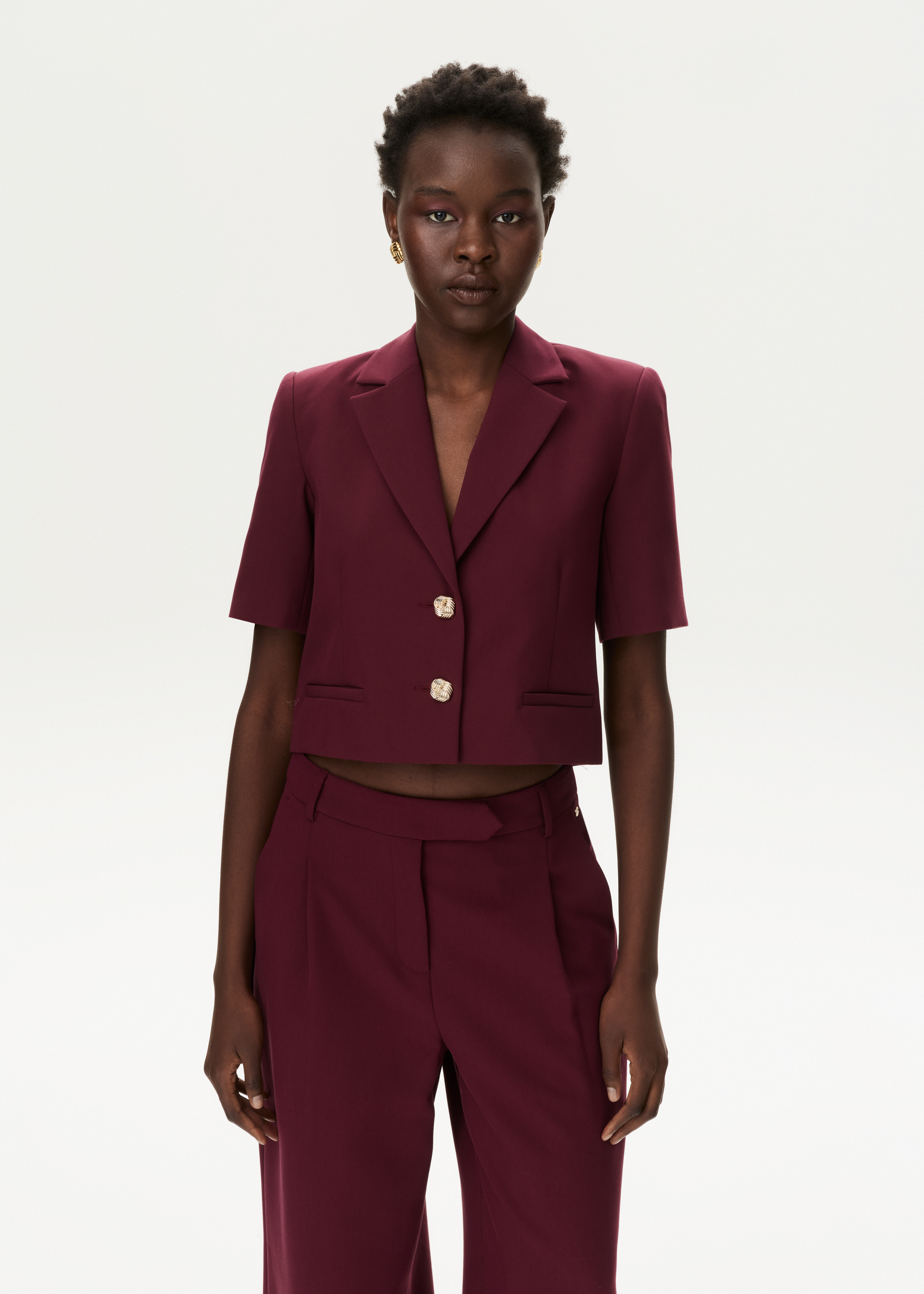 Blazer met korte mouwen