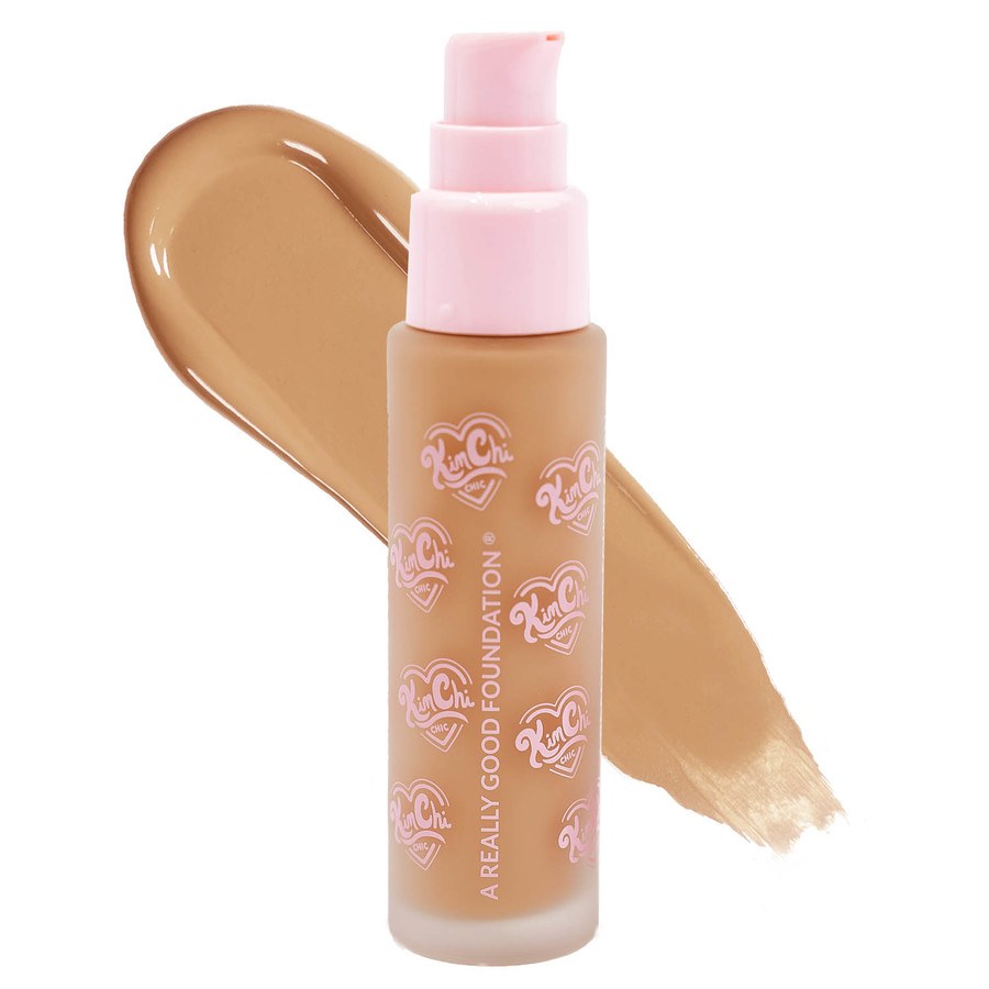 KimChi Chic A Really Good Foundation 112M Light To Medium Skin With Warm Neutral Undertones 30ml