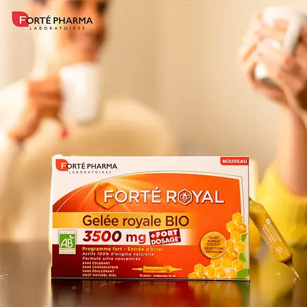 Forté Pharma Forté Royal Gelée Royale 3500mg Bio 10 ampoules