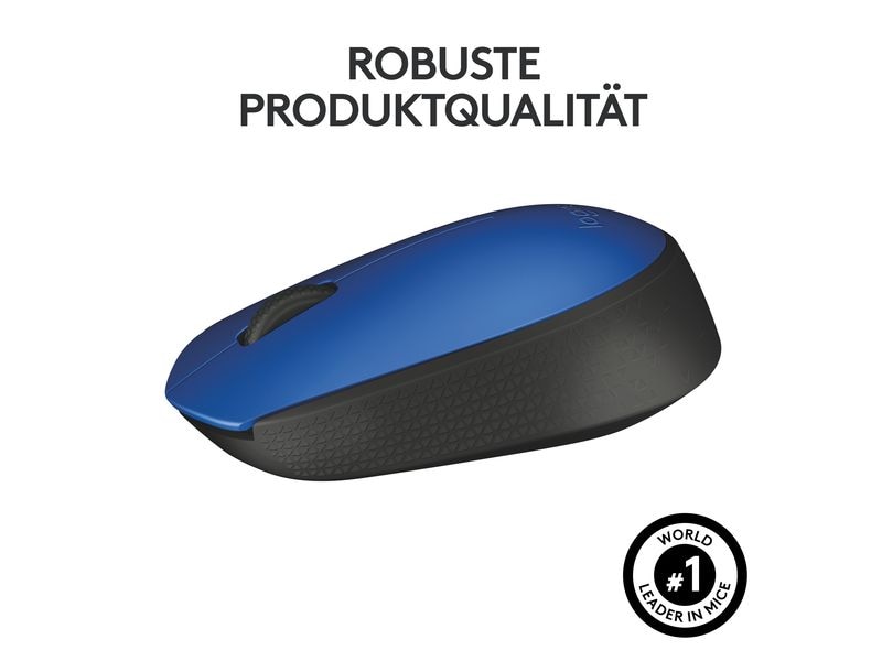 Logitech Mobile Maus M171 , kabellos Kleine Wireless-Maus für Links- & Rechtshänder mit bis zu 12 Monaten Batterielaufzeit