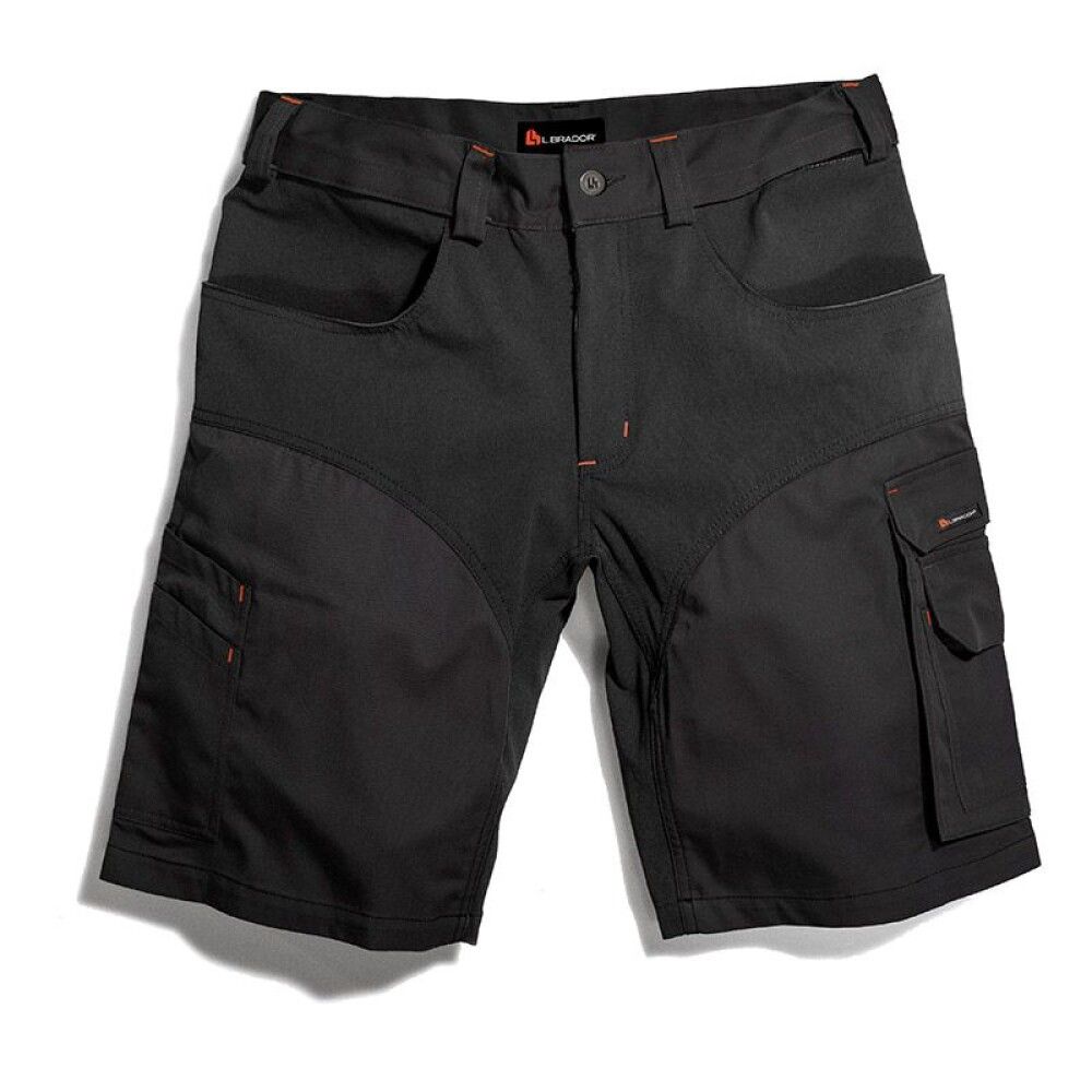 ARBEIDSSHORTS L.BRADOR 1490PB SVART STRL 54