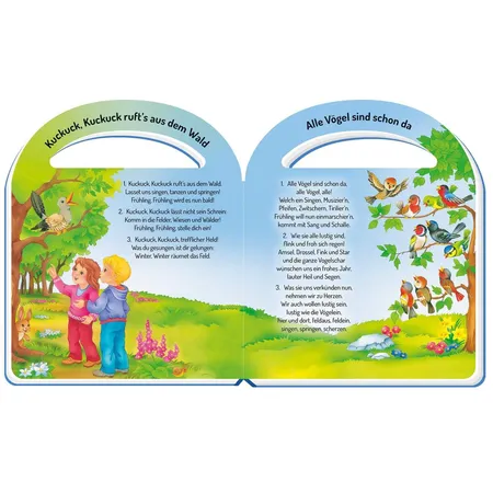 Trötsch Pappenbuch mit Henkel und CD - Meine ersten Kinderlieder